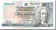 Scotland 5 Pounds Banknote, 1994-03-23, KM:352b -