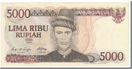 Indonesia 5000 Rupiah Banknote, KM:125a -