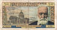 France 5 Nouveaux Francs Victor Hugo, G.23, Fayette:56.3 -