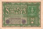 Germany 50 Mark Banknote, 1919-06-24 -