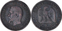 France 10 Centimes Coin, Napoleon III, Napoléon III, Rouen -