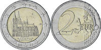 GERMANY - FEDERAL REPUBLIC 2 Euro Stuttgart, AU(50-53), Bi-Metallic -