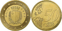Malta 50 Euro Cent Paris, Brass, KM:130 -
