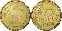 Estonia 50 Euro Cent Vantaa, Brass, KM:66 -