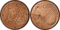 France 5 Euro Cent Paris, Copper Plated Steel, KM:1284 -