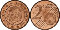 Belgium 2 Euro Cent Albert II, Brussels, Copper Plated Steel -