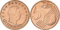 Luxembourg 5 Euro Cent Henri, Utrecht, Copper Plated Steel -