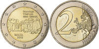 Malta 2 Euro Les temples de Ggantija, Paris, Bi-Metallic -