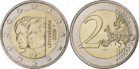 Luxembourg 2 Euro Henri, Utrecht, Bi-Metallic, KM:106 -