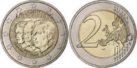 Luxembourg 2 Euro Henri, Utrecht, Bi-Metallic, KM:116 -