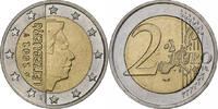 Luxembourg 2 Euro Henri, Utrecht, Bi-Metallic, KM:82 -