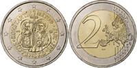 Slovakia 2 Euro Cyrille, Methode, Kremnica, Bi-Metallic, KM:128 -