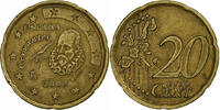 Spain 20 Euro Cent Juan Carlos I, Madrid, Brass, KM:1044 -