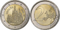 Spain 2 Euro Juan Carlos I, Burgos, Madrid, Bi-Metallic, KM:1254 -