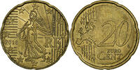 France 20 Euro Cent Brass -