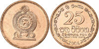 Sri Lanka 25 Cents Nickel Clad Steel, KM:141a -