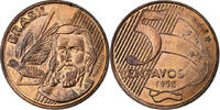 Brazil 5 Centavos Copper Plated Steel, KM:648 -