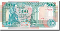 Somalia 500 Shilin = 500 Shillings Banknote, KM:36a -