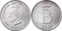 Belgium 250 Francs, 250 Frank Silver, KM:157.1 -