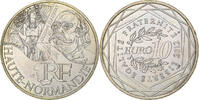 France 10 Euro Haute-Normandie, Paris, Silver, Gadoury:EU514 -