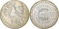 France 10 Euro Martinique, Paris, Silver, KM:1879 -