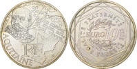 France 10 Euro Euros des régions, Aquitaine, Monnaie de Paris, Silver -