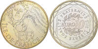 France 10 Euro Paris, Silver, KM:1875 -