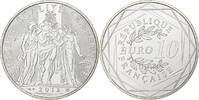 France 10 Euro Hercule, Monnaie de Paris, Silver, Gadoury:EU516 -
