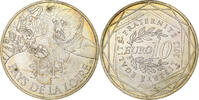 France 10 Euro Pays de la Loire, Paris, Silver -