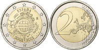 Spain 2 Euro 10 years euro, Madrid, Bi-Metallic, KM:1252 -