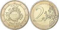 Malta 2 Euro Bi-Metallic, KM:139 -