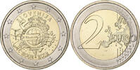 Slovenia 2 Euro Bi-Metallic, KM:107 -