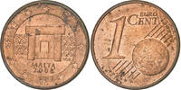 Malta Euro Cent Copper Plated Steel, KM:125 -