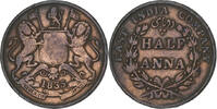 British India 1/2 Anna INDIA-BRITISH, Bombay, Copper, KM:447.1 -