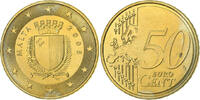 Malta 50 Euro Cent Paris, Brass, KM:130 -