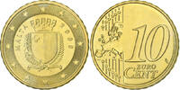 Malta 10 Euro Cent Paris, Brass, KM:128 -