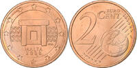 Malta 2 Euro Cent Paris, Copper Plated Steel, KM:126 -