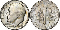 United States Dime Roosevelt, Denver, Copper-Nickel Clad Copper -