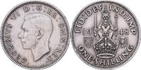 United Kingdom 1 Shilling George VI, British Royal Mint, Cupronickel -