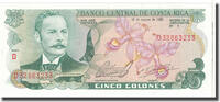 Costa Rica 5 Colones Banknote, KM:236d -