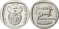 South Africa Rand Pretoria, Springbok, Nickel Plated Copper -