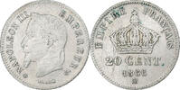 France 20 Centimes Napoleon III, Napoléon III, Strasbourg, Silver -