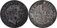 German States 1/2 Silber Groschen PRUSSIA, Friedrich Wilhelm III -