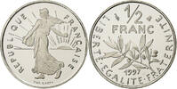 France 1/2 Franc Semeuse, Paris, Proof, Nickel, Gadoury:429a -