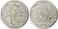 France 2 Francs Semeuse, Paris, BE, Nickel, Gadoury:547b -