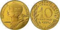 France 10 Centimes Marianne, Paris, Proof / BE, Aluminum-Bronze -