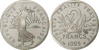 France 2 Francs Semeuse, Paris, Proof, Nickel, Gadoury:547b -