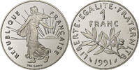 France Franc Semeuse, Proof, Nickel, Gadoury:474b, KM:925.2 -