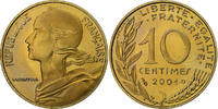 France 10 Centimes Marianne, Paris, BE, Aluminum-Bronze -