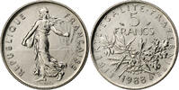 France 5 Francs Semeuse, Paris, Nickel Clad Copper-Nickel -